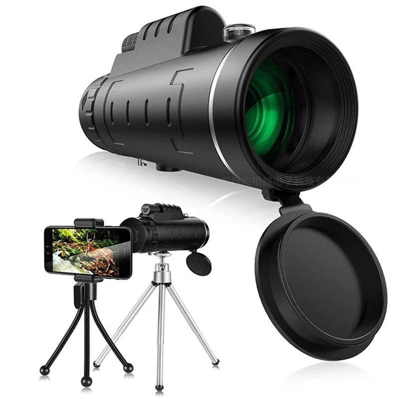 40X60 High-Power Monocular Telescope for Outdoor Adventures