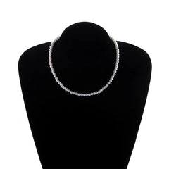 Simple Graceful Bright Pearl Necklace Women