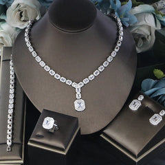 Ladies' Banquet Party Jewelry Four-Piece Set