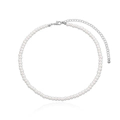 Simple Graceful Bright Pearl Necklace Women