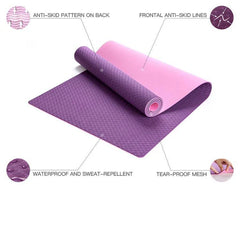 Eco-Friendly Non-Slip Fitness & Dance Yoga Mat - Odorless & Durable